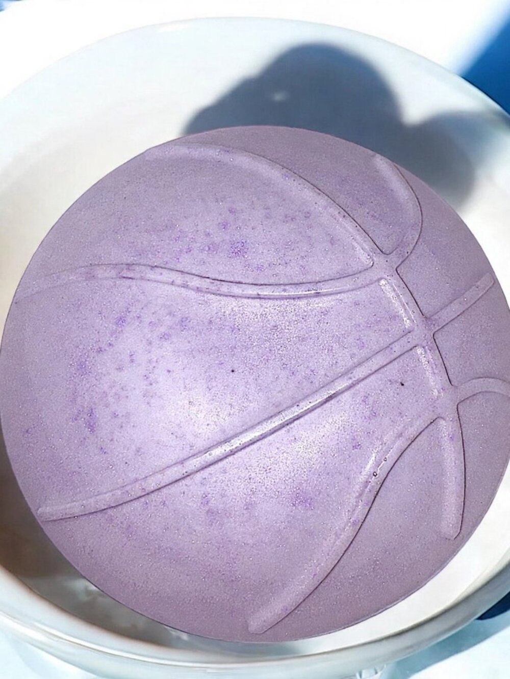 Vanilla musk lavender soap Basketball Ball LARGE 4x4in 8oz handmade shea butter